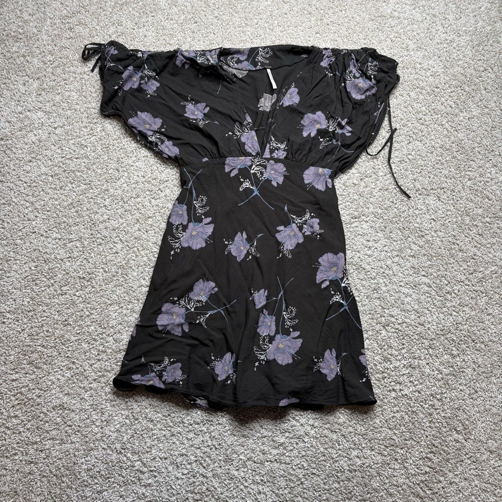 Free People Short Sleeve Mini Dress